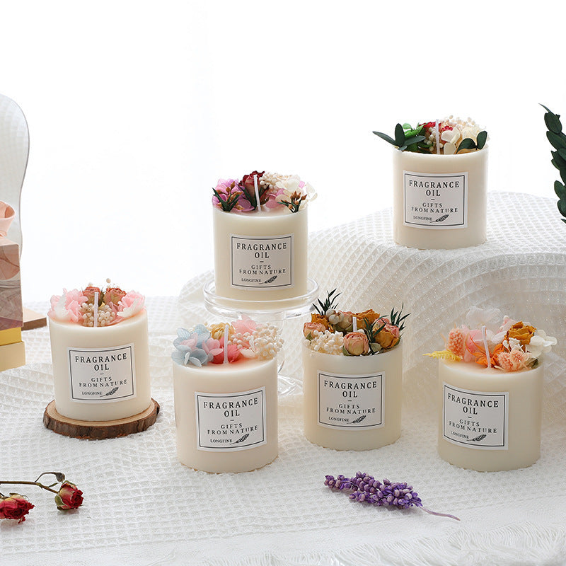 CosyCandle™ – Bougie florale d’ambiance cocooning
