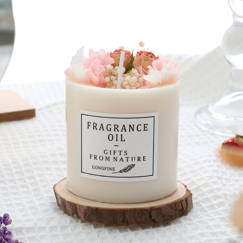 CosyCandle™ – Bougie florale d’ambiance cocooning